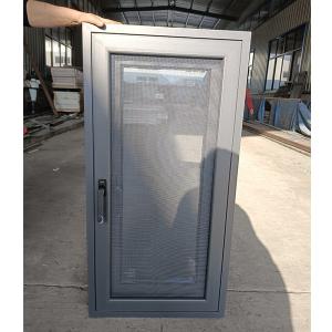 Best Aluminum Frame In Swing Egress Window PVC Plastic Windows With Mosquito Net wholesale