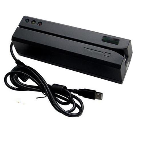 Cheap 9V 2.5A Magnetic Card Reader Plug And Play Both Way Manual Swipe Both Way for sale