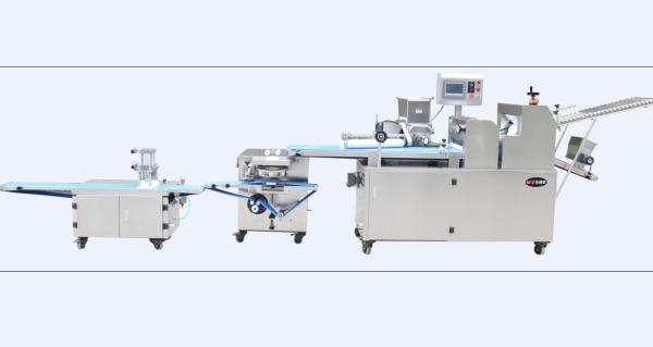 Cheap Twice Rolling Bread Production Line Panning Machine Optional  With Custom Tailor for sale
