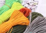 Custom Round Elastic Rope / Braided Elastic Cord Different Sizes Are Available