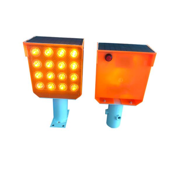 Cheap Rohs Certified IP65 Level Solar Powered Blinking Lights Long Orange for sale