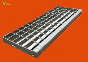 China Steel Drain Trench Gratings Grid Plates Serrated Metal Stair Treads Cover on sale