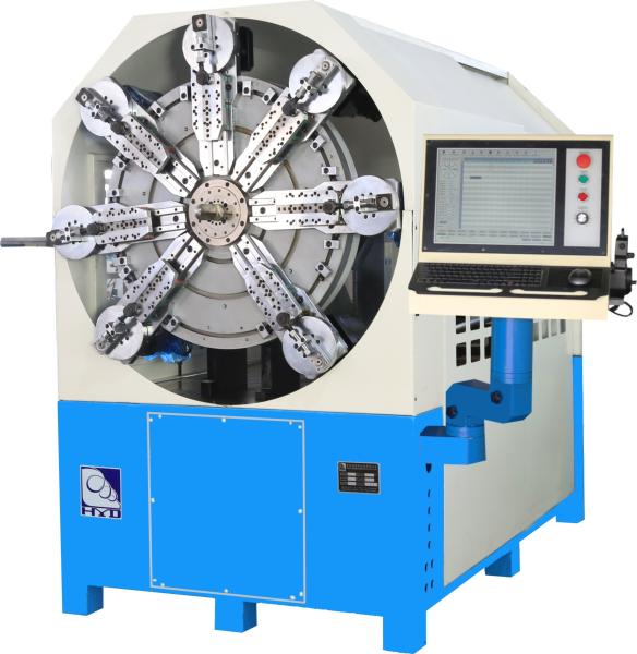 Cheap 14 Axis Camless CNC Spring Forming Machine With Sanyo Motor Standard Tools for sale