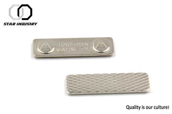 Cheap No MOQ Premium Strong name badge magnets , magnetic name badge holders , Popula Custom Logo Printing Available for sale