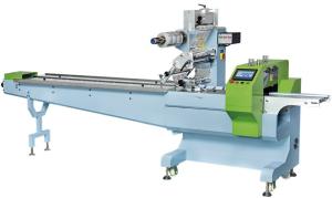 200BPM Full Servo SS304 Flow Wrap Packing Machine With Memory Function