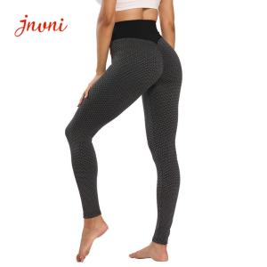 Best Honeycomb Textured Seamless Yoga Wear Anti Cellulite Tummy Control Leggings wholesale