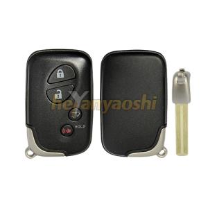 Best Lexus 4 Buttons Smart Key Shell with Emergency Key Insert wholesale
