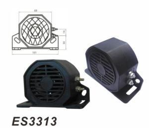 China 12-80V 112 DB Universal Car Truck Backup Reverse Beeper Warning Alarm Vehicle Horn Heavy Equipment Black on sale