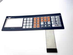Back Tinted LCD Window Polyester Smt Tactile Switch With Adhesive Layer