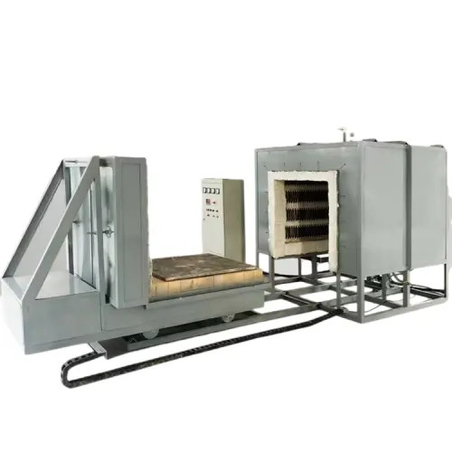 Cheap Industrial Trolley Kiln Car Bottom Furnace Heat Treatment Machine High Temperature for sale