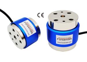 China Miniature Reaction Torque Sensor 0-100Nm Flange to Flange Static Torque Transducer on sale