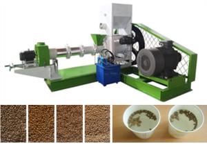 China 2t Floating Fish Feed Production Line For Floating Fish Feed Pellet Factory on sale