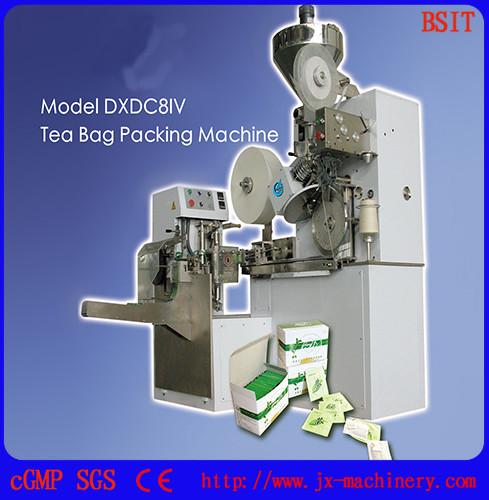 DXDC8IV single chamber high speed heat sealing gree/black Tea bag packing machine