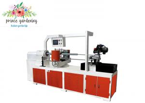 5. 5 kw Spiral Parallel Winding Machine With Numerical Control / Textile Cone Paper Tube Cutting Length 1-4m