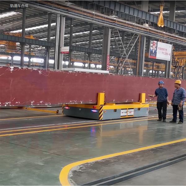 Cheap 25 T RGV Automated Handling Trolley Low Voltage Rail Distribution Electric Cart for sale
