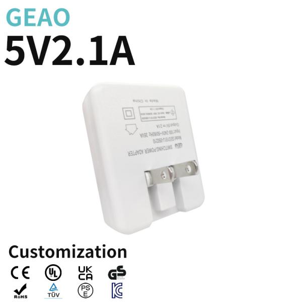 Cheap 5V 2.1A USB Power Adapter Wall Charger 10W USB AC Power Charger Adapter for sale