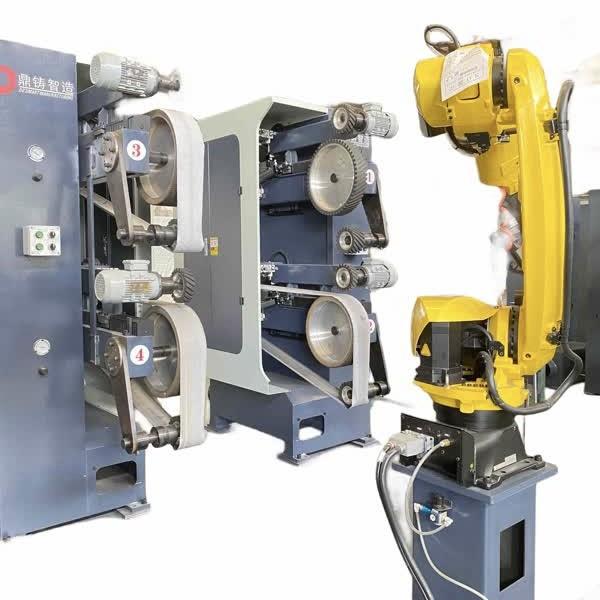 Cheap Rbt Fully-Automatic CNC Polishing And Deburring Robot For Door Plates , Door Handles , Hinges , Locks All Metal Parts for sale