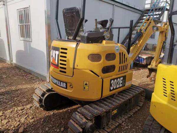 Cheap 2T 0.25M3 Bucket Cat 302 Used Mini Excavator 1.1L Displacement for sale