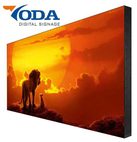 Cheap Indoor 800CD/M2 55 Inches LCD Wall Display Multi-Screen Video Wall for sale