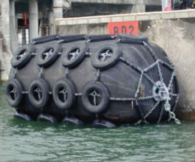 Net Type Initial Internal Pressure 50kPa Ship to Ship Marine Rubber Fender