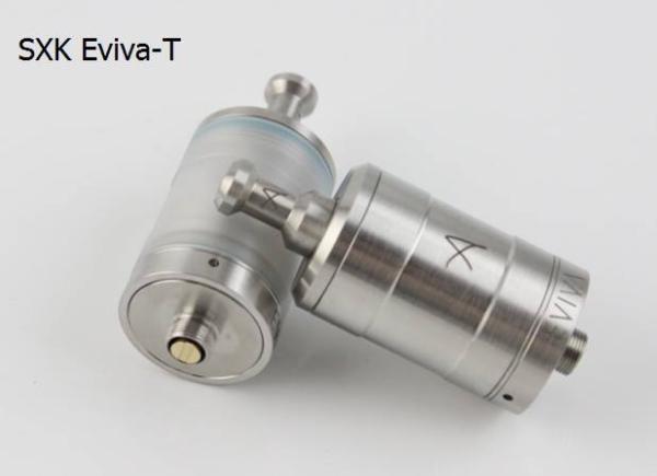 Cheap SXK Eviva 1:1 clone Eviva-T atomizer for vapor mod/vape box mod for ipv d2 75w temp control box mod for sale