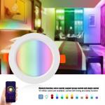 Bluetooth Smart LED Downlight With Remote Control , RGBCW LED Downlight Dimmable