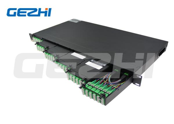 Cheap 144 Core 1U Rack Mount MPO-LC/APC Single Mode Fiber ODF Optical Fiber Distribution Frame for sale