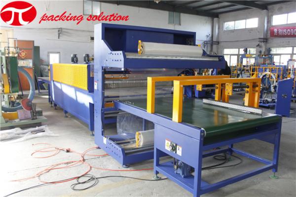 Strong Tension Horizontal Wrapping Machine With PLC Programmer Controller For
