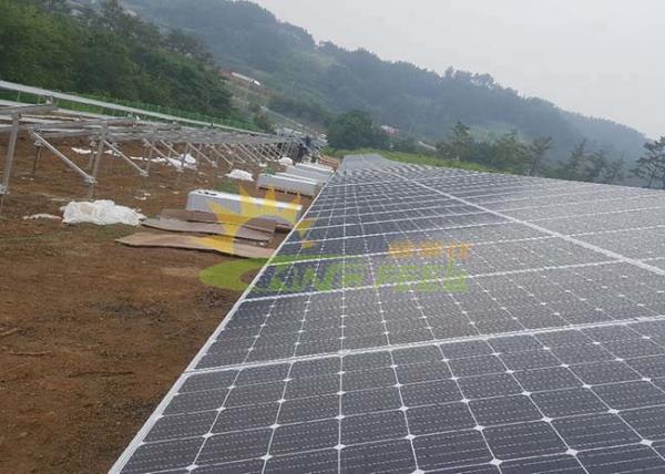 Cheap Durable 1.4KN/M2 Solar Panel Fixing Rails Open Field Installation for sale