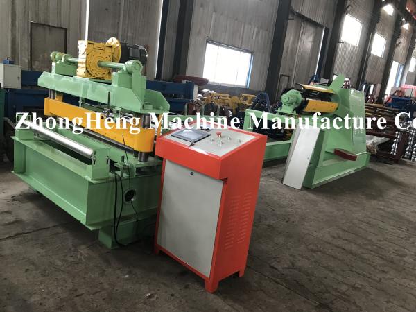Cheap PLC Control  Leveling And Cut To Length Machine With Hydraulic Decoiler for sale