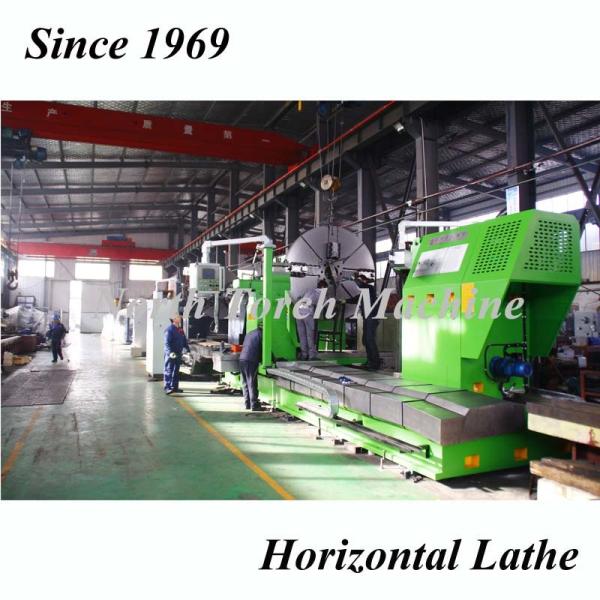 Cheap Heavy Duty Horizontal Lathe Machine , Large Conventional Turning Machine Low Noise for sale