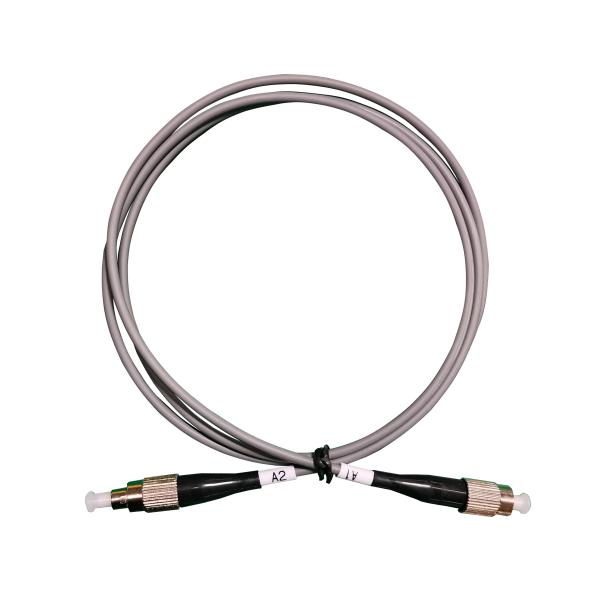 Cheap 50dB RL FC UPC 2 Core Armored Patch Cord Single Mode Armored Fiber for sale