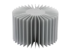 China Lightweight Extrusion Aluminum Heatsink Profiles Sandblasting For Enhanced Durability on sale