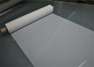 Best High Tensile 120 Mesh Polyester Printing Mesh With Acid Resistant , White Color wholesale