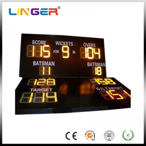 Best Easy Installation Large Electronic Cricket Scoreboard Adjustable Brightness wholesale