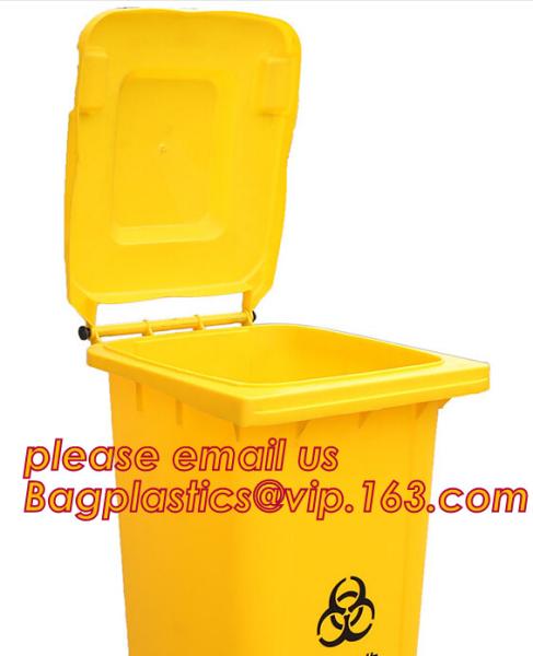 Cheap Trash Can industrial trash bin, Control Liter HDPE Outdoor Plastic Trash Can plastic street waste bin with pedal, BAGPLA for sale