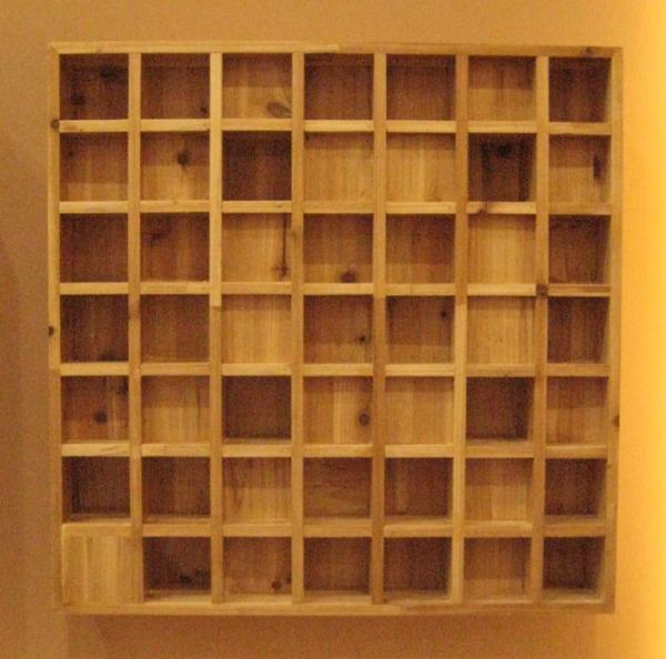 Cheap Square / Cubic Pattern Ceiling Acoustic Diffuser / Wood Diffuser Panel for sale
