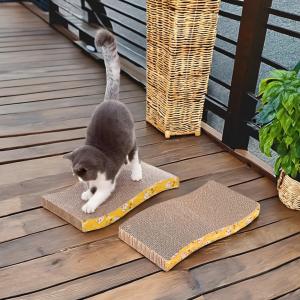 Best Custom Corrugated Cat Scratcher Sustainable Cat Scratching Posts And Boards wholesale