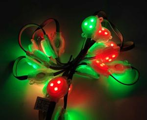 China DC 12V 3 pcs SMD 5050 Diffused RGB LED Pixel , Addressable RGB LED Strip 30mm led pixel point light on sale