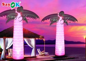 China 5mH Advertising Decorated Inflatable Palm Tree With Led Lighting on sale