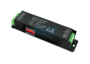China 5 ~ 24V 15A LED Controller CV RGB DMX Decoder With Green Terminal DMX512 Socket on sale