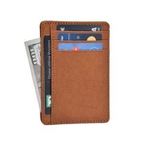 Best 50 Grams Genuine Leather Card Holder Rewell Form Factor Lightweight Stylish Organizer Ideal for Corporate Professionals wholesale