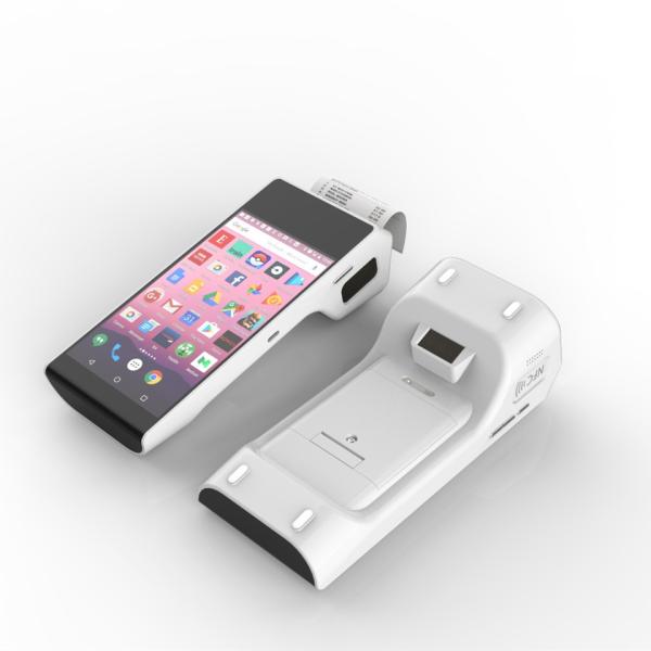 Cheap Portable Mini Pos Terminal Android 7.0 Mobile Payment Machine With Printer for sale