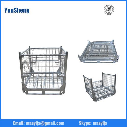 Cheap Stackable Storage Container, Wire Mesh Container, Metal Container for sale