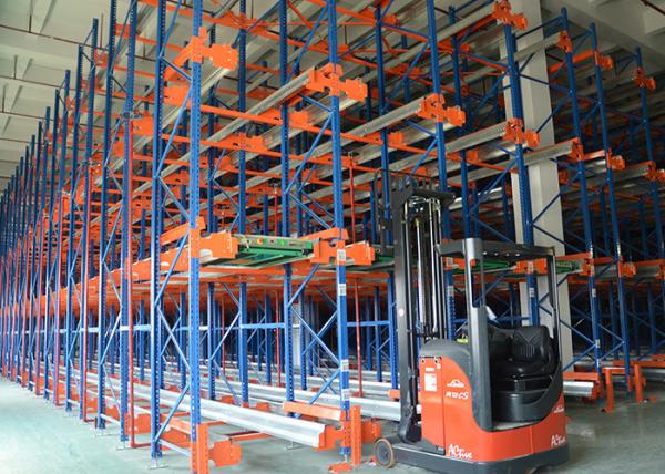 Cheap Frozen Warehouse Radio Shuttle Racking System / Automatic Storage System for sale