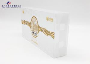 China UV Printing Custom Printed Plastic Boxes Matte PVC 27X5.5X16.5CM For Chinese Tea on sale