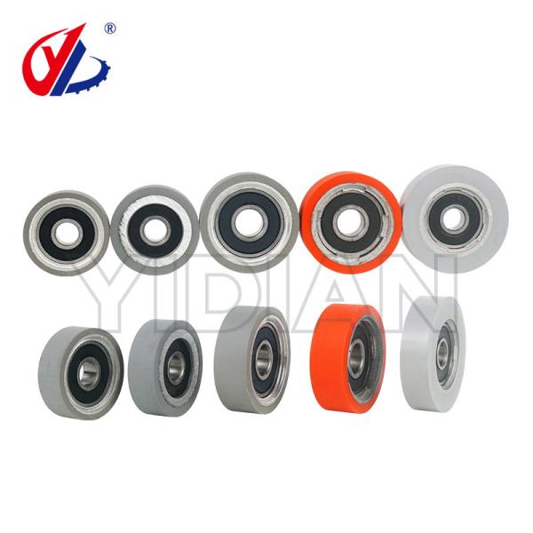 Cheap Durable Rubber Roller Tracking Wheel For CNC Woodworking Machinery Edge Banding Machines for sale