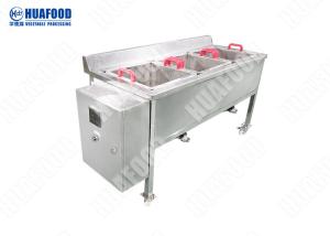 China Food Grade Potato Chips Snacks Frying Machine , Large Automatic Donut Fryer on sale