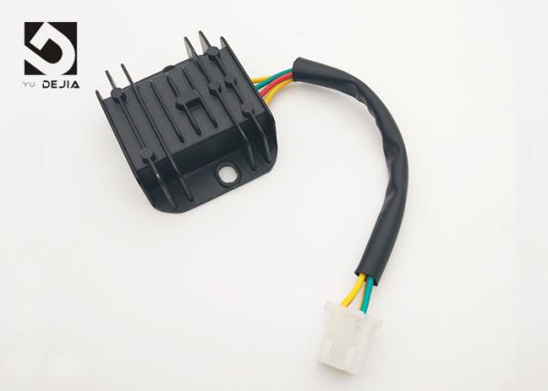 Cheap FXD 125 Motorcycle Voltage Regulator Rectifier Four Wire External Capacitor Switching Regulator for sale