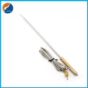 Food Grade SS304 Probe BBQ Temperature Sensor With Aluminum Handle